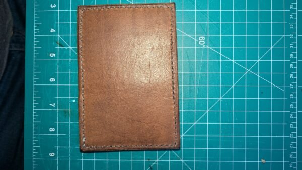 Bi-Fold Veg-Tan Leather Wallet - Image 3