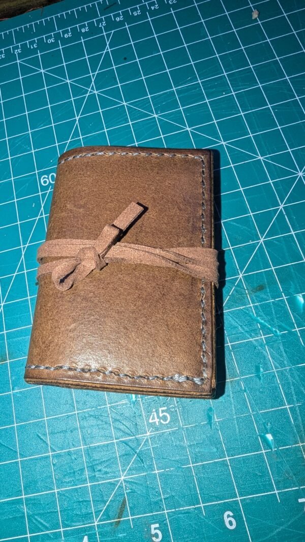 Bi-Fold Veg-Tan Leather Wallet - Image 2