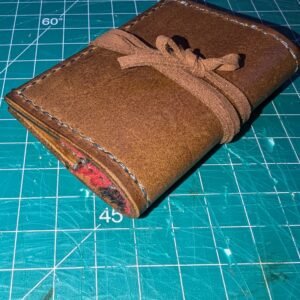 A walnut Leather Wallet