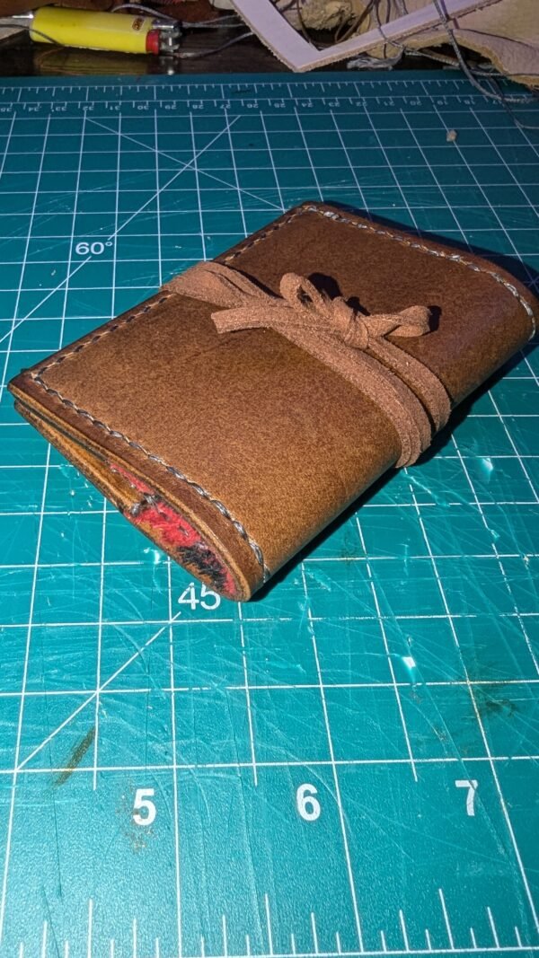 A walnut Leather Wallet